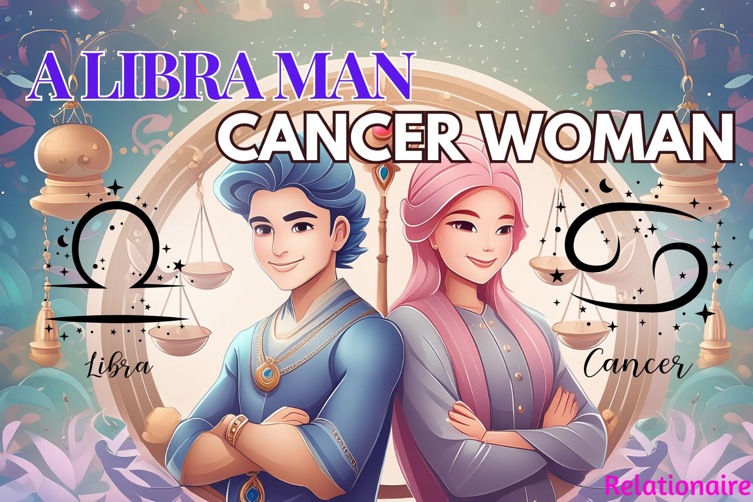 Libra man Cancer woman