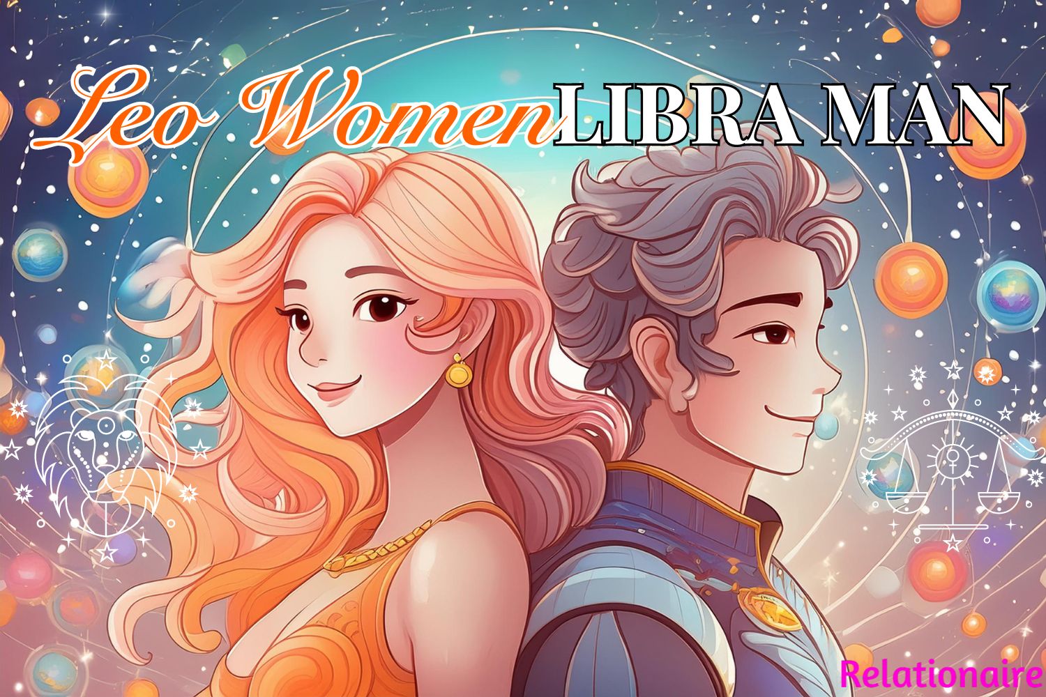 Libra man Leo woman