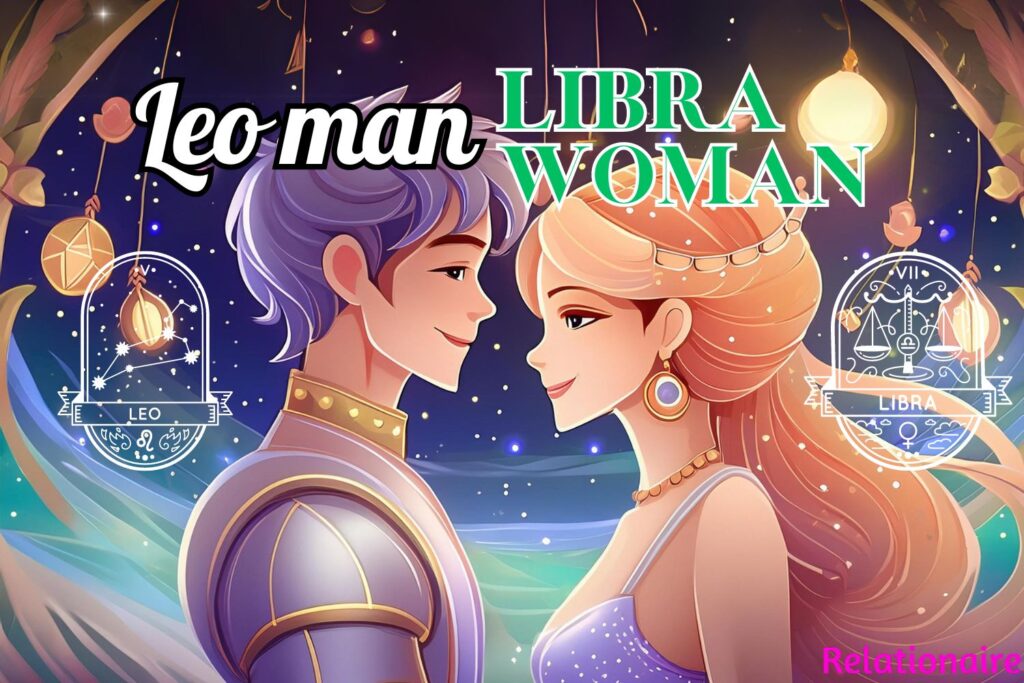 libra woman leo man