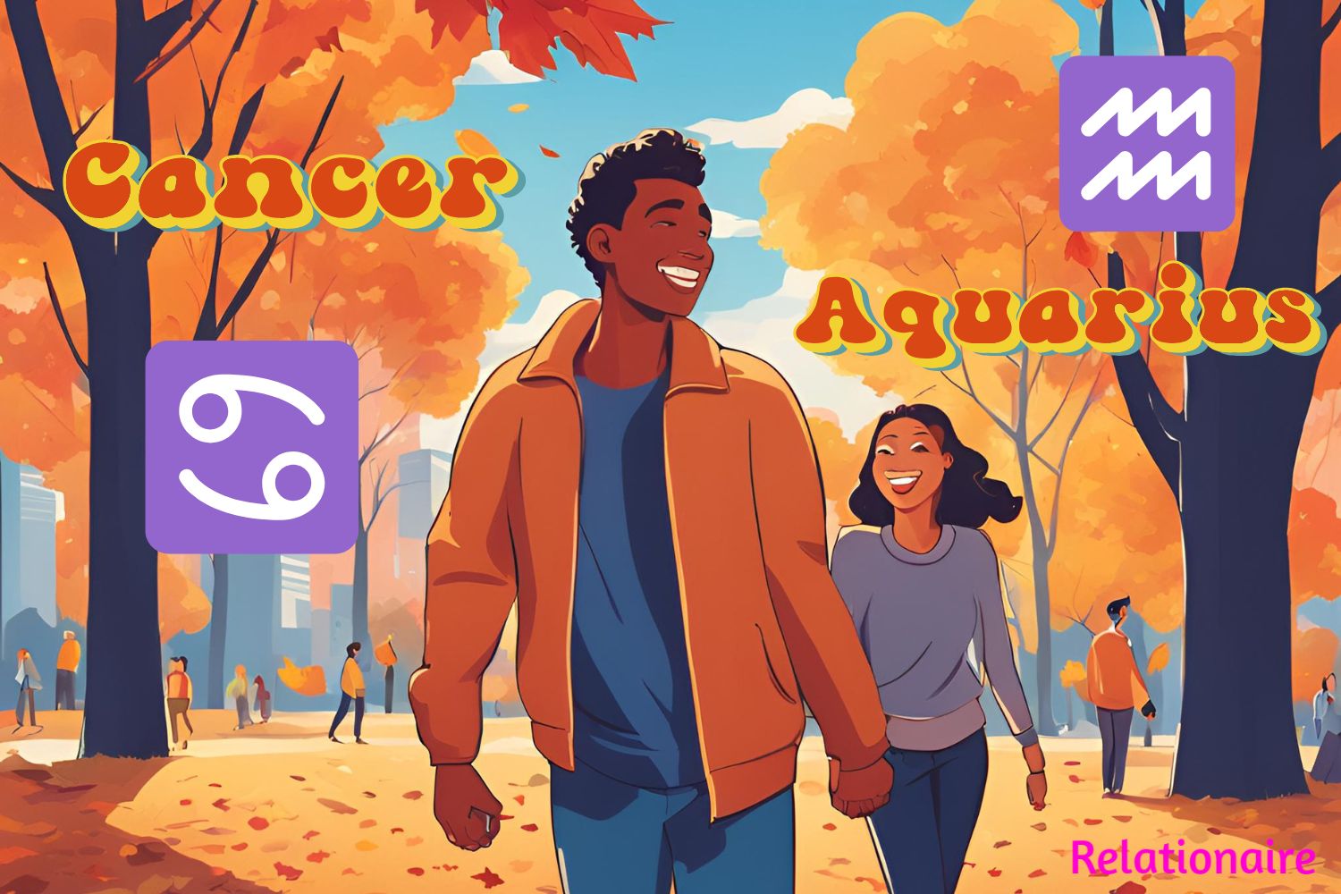 Cancer Man and Aquarius Woman Unlocking Their Cosmic Connection