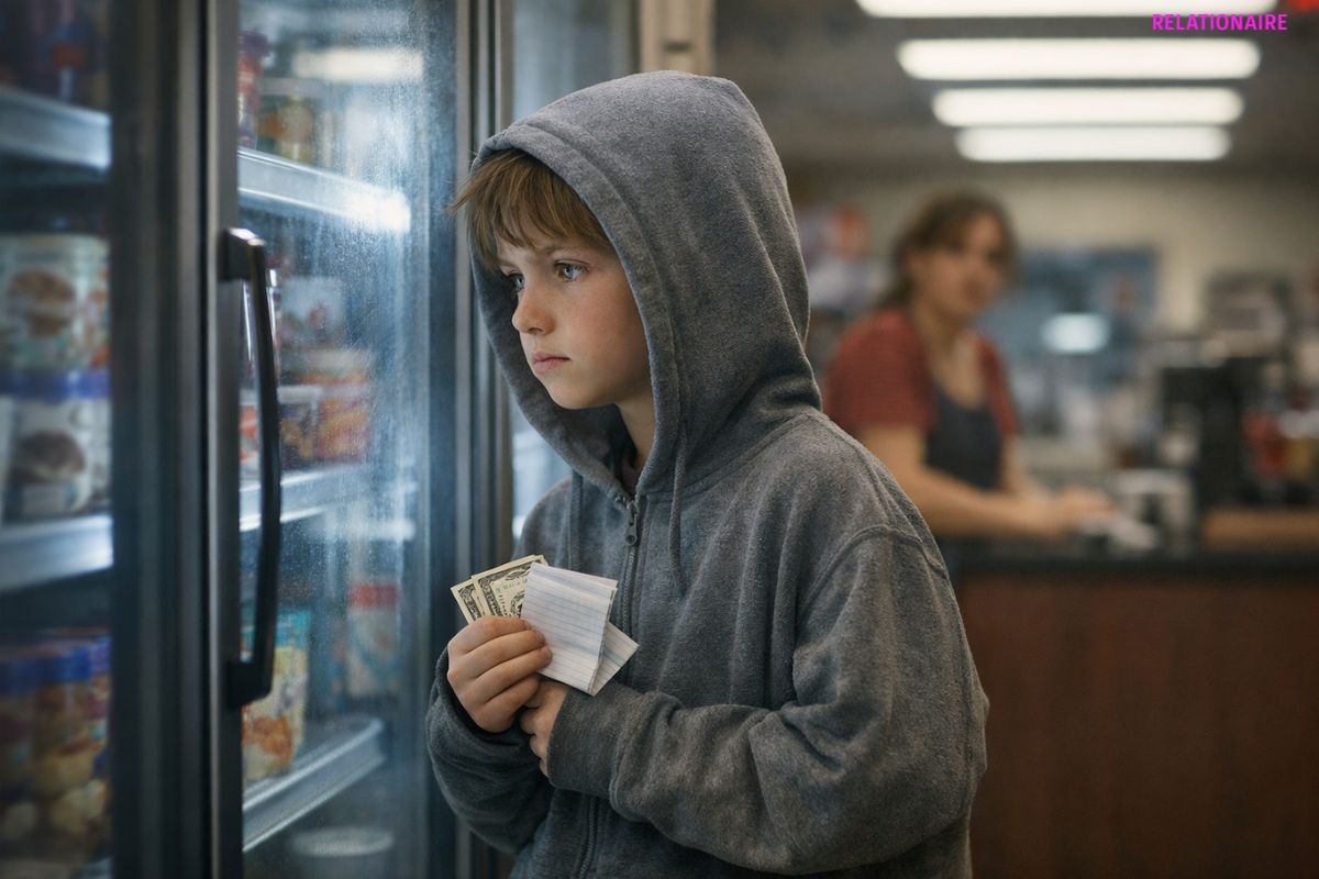 The Boy at the Gas Station Freezer