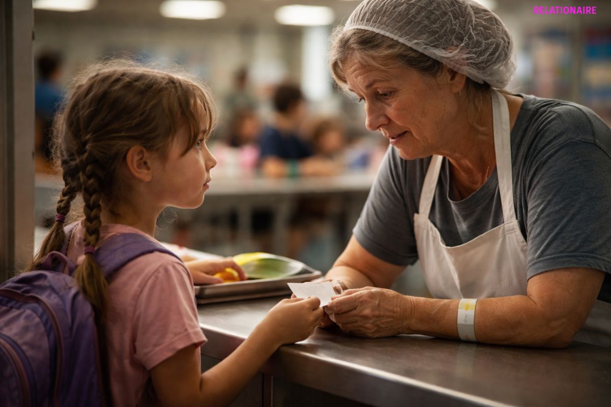 The Girl Who Kept Sitting With the Mean Lunch Lady