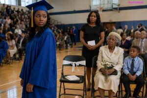 The Graduation Seat with the White Envelope