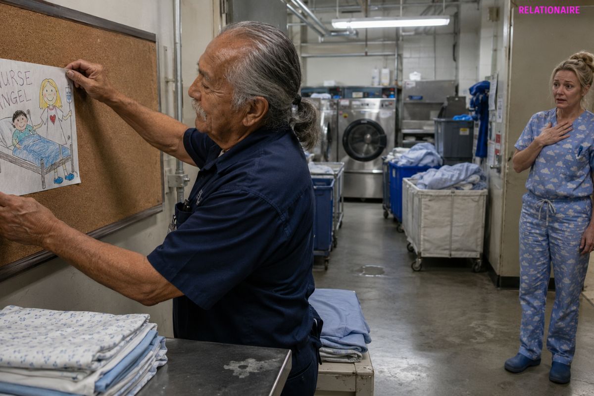 The Laundry Worker Who Kept a Child’s Drawing