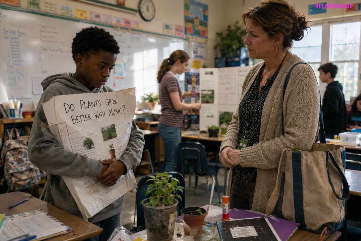 The Teacher Who Bought the Broken Science Fair Board